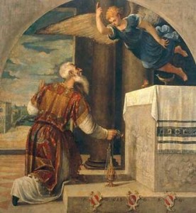 The Archangel Gabriel's Annunciation to Zechariah